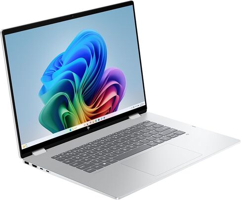 HP OmniBook 7 Flip 16 inch 2-in-1 Next Gen AI PC, 3K OLED 120Hz Touchscreen Display, Intel Core Ultra 7 258V, 32 GB RAM, 1TB SSD, Intel Arc 140V GPU, Pen, Windows 11 Home, Copilot+ PC, Glacier Silver in Kuwait