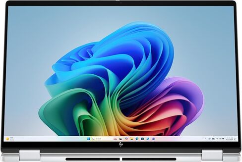 HP OmniBook 7 Flip 16 inch 2-in-1 Next Gen AI PC, 3K OLED 120Hz Touchscreen Display, Intel Core Ultra 7 258V, 32 GB RAM, 1TB SSD, Intel Arc 140V GPU, Pen, Windows 11 Home, Copilot+ PC, Glacier Silver in Kuwait