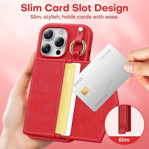 Tauri for iPhone 16 Pro Case ، حالة محفظة مغناطيسية قابلة للإزالة مع حامل البطاقة ، [متوافق مع Magsafe] علبة هاتف PU متينة مع الشحن اللاسلكي والبني in Saudi Arabia