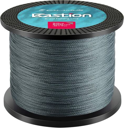 Calamus Bastion Braided Fishing Line -Abrasion Resisting Braided Lines – Thin Diameter Superline – Zero Stretch – 4 Strand MultiTuf Fiber Braid Line in Saudi Arabia