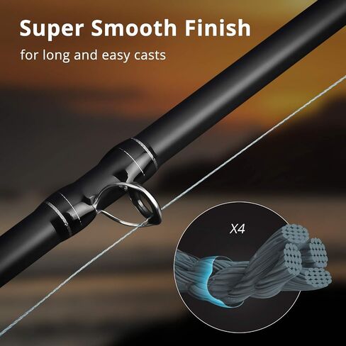 Calamus Bastion Braided Fishing Line -Abrasion Resisting Braided Lines – Thin Diameter Superline – Zero Stretch – 4 Strand MultiTuf Fiber Braid Line in Saudi Arabia
