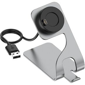 Motong متوافق مع Garmin Vivoactive 5 USB C شحن Dock ، استبدال شاحن USB شحن الكابلات قفص الاتهام مع حامل قاعدة سطح المكتب متوافق مع Garmin Vivoactive 5 / Venu 3 / 3S