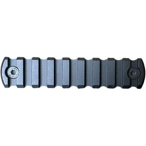 MLOK Picatinny Accessory Rail Section – 3, 5, 7, or 9 Slot – Ultralight 6061 Aluminum Mount for Lights, Lasers, Grips - Made by Continental Liberty