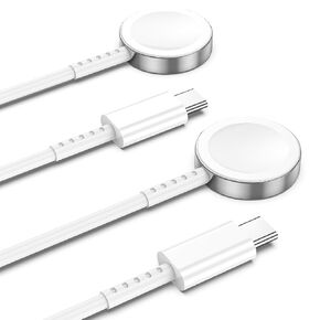 2Pack for Apple Watch Charger USB C Fast iWatch Charger Cable Magnetic Watch Cord for iWatch Ultra/Series 10/9/8/7/6/SE/SE2/5/4/3/2/1-[3FT]