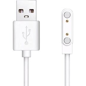 Compatible for Eufy SmartTrack Card E30 Charger, 100cm Magnetic Replacement Charging Compatible for Eufy SmartTrack Card E30 (2 Pack-Black+Black, for E30 Card)