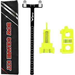 SPG Bow Square Level Kit 2 Pack - Archery Bow String Level Turning Kit, T-Shape Measurement Tool for Recurve Bows