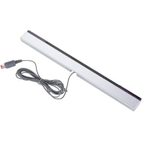 Zunate IR Sensor Bar Wired Receiver with Stand for Game Console, Easy , Elegant Appearance