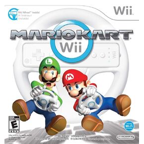 Mario Kart Wii with Wii Wheel (Renewed)