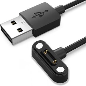Compatible with TickTalk5 Charger, Magnetic Replacement Charging Compatible for TickTalk 5 Smartwatch (Black+Black)