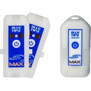 BlueTipz Transmitter (2 Pack) MAX 22 + Receiver/Booster MAX Ice Fishing Tip Up Alert System (Combo Pack)