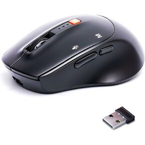 AI Wireless Mouse for PC Laptop Bluetooth Mouse with AI Assistants & Voice Typing 5-Speed DPI Adjustable Ergonomic Design for Office Remote Work High-Performance Device for Professionals Students