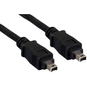 Kentek 3 أقدام قدم 4 دبوس إلى 4 دبوس IEEE-1394A 1394 Firewire Ilink DV Cable Clor