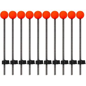10Pcs Ice Fishing Poles Spring Tip Outdoor Tip Ice Fishing Fishing Tool Spring Rod Tip