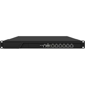 HUNSN 1U Rack Mount Firewall Appliance, OPNsense, VPN, 3th Gen Core I7 3520M, RJ65, 6 x Intel 2.5GbE I226-V LAN, GPIO, Console, 8G RAM, 128G SSD