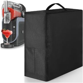 Heavy Duty Slushie Machine Dust Cover for Ninja FS301/FS301C - Waterproof Dust Protection with 2 Storage Pockets | Fits Ninja Slushy Professional & CyberChill SM-FS300/FS299