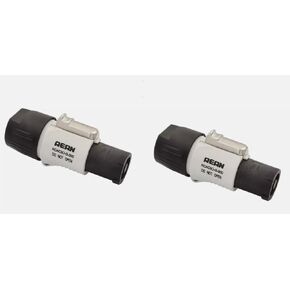 (2) اثنين من reean الأصلي بواسطة Neutrik RCAC3O-G-000 PowerCon AC 3 القطب موصل القطب
