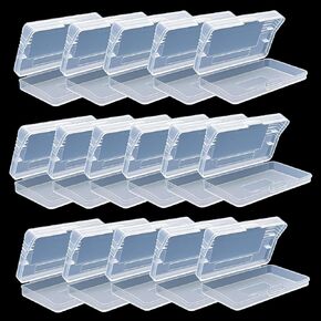 16PCS Transparent Cartridge Game Case Box Clear Anti Dust Cover Storage Box Protective Game Card Case for Nintendo Gameboy Advance GBA