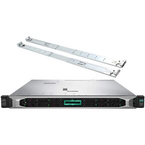 HP ProLiant DL360 Gen10 Server with 2 x Intel Silver 4110 8 Core CPUs, 512GB RAM, 15.36TB SATA Enterprise SSDs, RAID, Rail Kit (Renewed)