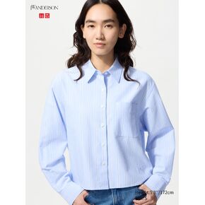 Uniqlo Oxford Boxy Shirt | مخطط