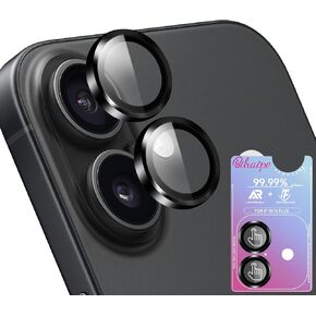 واقي عدسة الكاميرا لـ iPhone 16/iPhone 16 Plus ، صينية تثبيت خطوة واحدة/UHD/ULTRA-SHIN/MILTRION STREANPROOP/SCRATCHEN