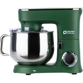 Kitchen in the Box Stand Mixer, 900W 8.5 QT Kitchen Electric Mixer, 10-Speed Large Capacity Tilt-head Food Mixer with Dough Hook, Wire Whip, Flat Beater & Splash Guard (White) (Renewed)