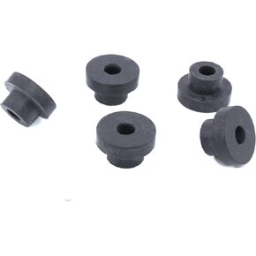 Compatible Rubber Feet for Early Sunbeam & Model 12 Mixers Fits 5/8"" Hole & 1/4" Foot Height (4), Black
