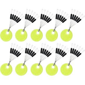 10Grop Spaces Bean Fishing Float Bobbers Stoppers Fishing Float Bean Spaces Float Sinkers Stops Accessory