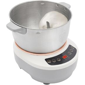 Electric Dough Maker with Ferment Function 5L/4.5QT Dough Mixer Machine, Automatic Stainless Steel Flour Kneading Machine with Microcomputer Timer, Tabletop Split Design Dough Mixer for Pizza Bread