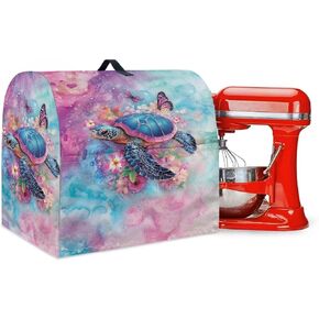 Dragonfly Boho Flower Mixer Covers Washable Stand Mixer Dust Cover Fit Kitchen Aid Mixer 4.5-8 Quart Home Kitchen Small Appliance Protector Colorful