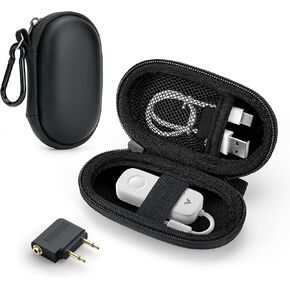 Hard Case for Avantree Relay/1Mii/UGREEN/AirFly SE/Pro 2/Pro/Duo Bluetooth Wireless Transmitter Receiver, Airplane Travel/TV/Gym Carrying Case Bag for USB Cable, Adapter