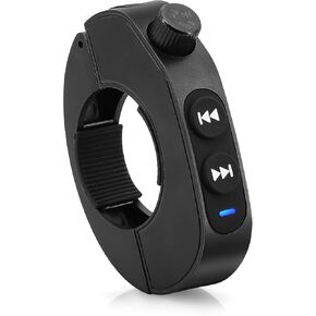 Wireless Bluetooth Media Button Steering Wheel Remote Control for Car Bike Motorbike Rechargeable IPX6 Waterproof Wireless Handlebar Remote Controller Compatible with iPhone/Android