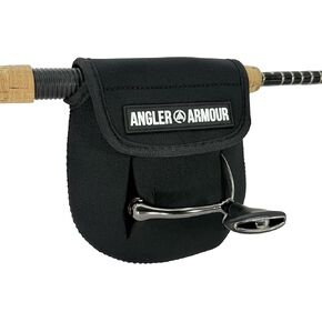 Angler Armour Spinning Reel Cover, Fishing Reel Cover, Neoprene Spinning Reel Case, Spinning Reel Sleeve, Spinning Reel Protective Pouch, Fits 1000, 2000, 3000, 3500 Series Reels (Green)