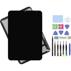 8.3" LCD Screen Replacement for iPad Mini 7 7th 2024 A2993 A2995 A2996 Display LCD Assembly and Glass Touch Digitizer Premium Repair Kit + Sleep/Wake Sensor