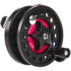 Winter Ice Fishing Reels Ball Bearings Reels Mini Fishing Reel Carp Fishing Outdoor Fish Brake Handle Front Reel Tool,High Efficiency, Durable Gear Suitable for Fishing with Long s