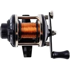 3.5:1 Gear Ratio 3 Color Mini Trolling Reel Casting Ice Fishing Reel Baitcasting Reels Coil Fishing Tackle,High Efficiency, Durable Gear Suitable for Fishing with Long s