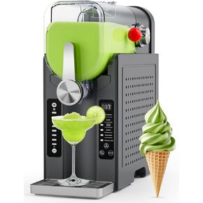 MONOJOY Slushie Machine Smoothie Machine: Frozen Drink Maker for Home No Ice Needed Slushie Maker, 6 Preset Programs Frozen Drink Maker |FRAPPÉ Slush, Milk Shake,Chilled Juice, Ice Cream Machine, Grey