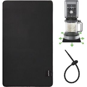 Sliding Pad for Ninja NC501 CREAMi Ice Cream Maker,Professional Ice Cream Machine Slider Mat,Ice Cream Maker Accessories,Quickly Slide the Ice Cream Makers on Table(13.78"x8.66")
