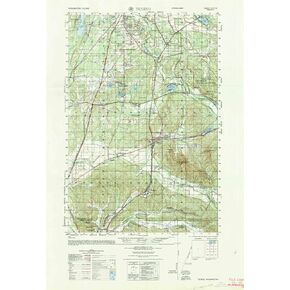 Tenino WA topo map, 1:50000 Scale, 15 X 15 Minute, Historical, 1964, Updated 1965, 29.2 x 19.9 in