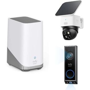eufy Security HomeBase S380 (HomeBase 3),eufy Edge Security Center, SoloCam S340,Solar Security Cameras Wireless Outdoor, Video Doorbell E340 (Battery Powered), Dual Cameras