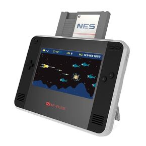 My Arcade Retro Champ - Portable Gaming Console - Compatible with Nintendo NES and Famicom Games - NES;, Black (DGUN-2976)