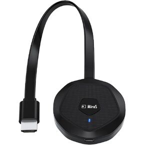 Wireless HDMI Screen Mirroring Dongle Streaming Receiver Pro - WiFi HDM 2K Screen Mirroring for Smart TVs, Projectors, Monitors, Android, Tablet, Laptop, Compatible Miracast, Air Play, DLNA