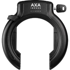 AXA IMENSO XL قفل قفل قفل القفل القابل للسحب ، قفل الإطار المضاد للسرقة الثقيلة للدراجات ، فتحة للغاية للإطارات العريضة ، والأمن الذي تديره المفتاح للدراجات البخارية ، والدراجات الكهربائية ، والدراجات في المدينة