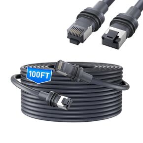 VENTION Starlink Gen 3 Cable 100ft, 32/50/75/100/150ft Starlink Ethernet Replacement & Extension Cable, High-Speed Waterproof UV Resistant for Star Link V3 Satellite Accessories