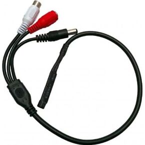 DSC-MP100 ما قبل الميكروفون المخفي RCA الطاقة داخل/خارج CCTV