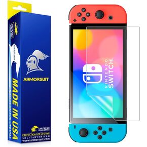 ArmorSuit (2 Pack) Anti-Glare Screen Protector for Nintendo Switch OLED 2021 Max Coverage Anti-Bubble MilitaryShield Matte Film