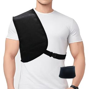 2PCS Recoil Pads Vest Canvas Shooting Recoil Pad Shields with Durable Construction, Solid Fit and Padding for Range, Shooting, Hunting