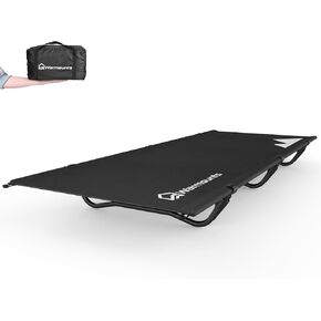 Ultralight Camping Cot, Portable Camping Bed, 60s Easy Setup, Support 330 LBs, 30'' Wide Surface, Folding Backpacking Cot w/Storage Bag for Camping, Travel, Emergency Use