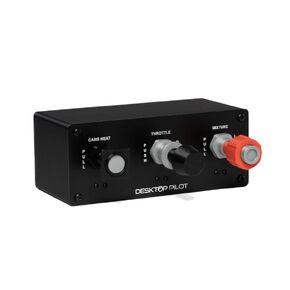 Desktop Pilot - Cessna 172 Carb Heat Throttle Quadrant for Flight Simulators