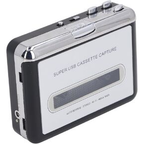 Cassette Tape to The MP3 Converter USB Bear Adapter with Integrated Earphones, Convert Old Ligaments in MP3 Layout, Suitable for Sports or Travel