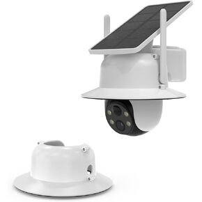 Holaca Sun Rain Shade Camera Cover Compatible with Aosu Solar Security Camera Wireless Outdoor(SolarCam D1 Classic), ANSOUE Security Cameras Wireless Outdoor(GU01/SA01)(White)